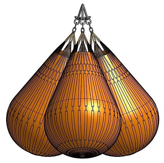 100t Wasserprüfgewichte - Cluster 3 Stück